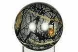 Polished Picasso Marble Sphere - Utah #311577-1